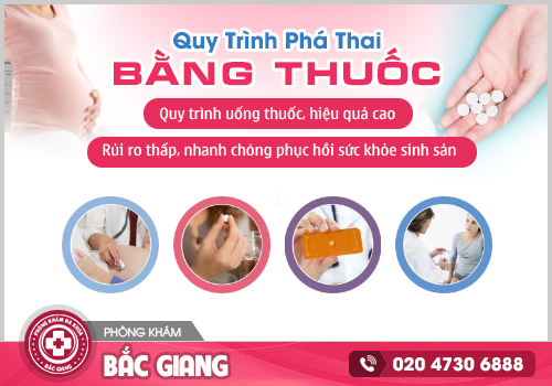 Hướng dẫn quy trình phá thai bằng thuốc và những lưu ý