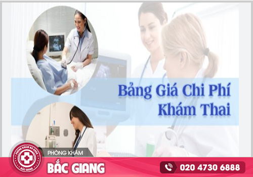 Giá khám thai tại Đa khoa Bắc Giang bao nhiêu?