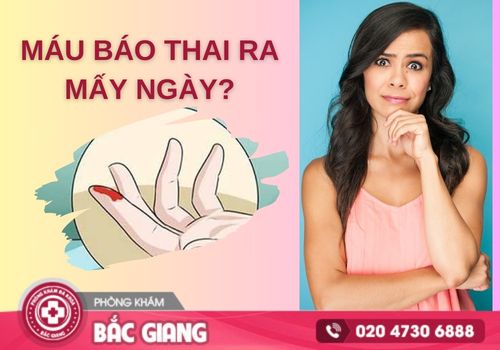 Máu báo thai ra mấy ngày?