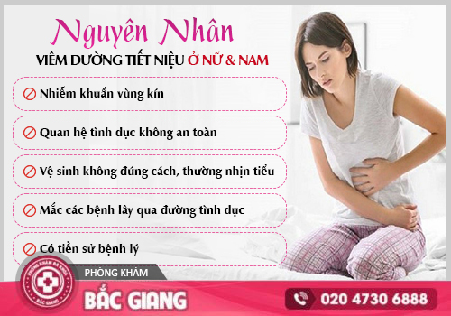 Các nguyên nhân gây viêm đường tiểu ở nữ giới