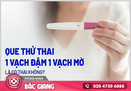 Que thử thai 2 vạch 1 đậm 1 mờ là có thai chưa? Cảnh báo gì?