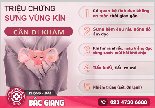 Sưng mép vùng kín - Dấu hiệu cảnh báo viêm nhiễm cơ quan sinh dục
