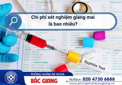 chi phí xét nghiệm giang mai là bao nhiêu