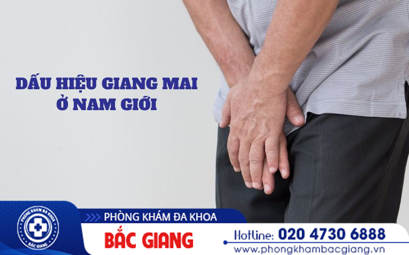 dấu hiệu giang mai ở nam giới