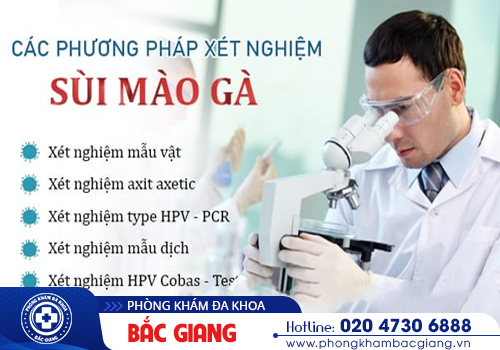 Xét nghiệm máu có phát hiện sùi mào gà không?